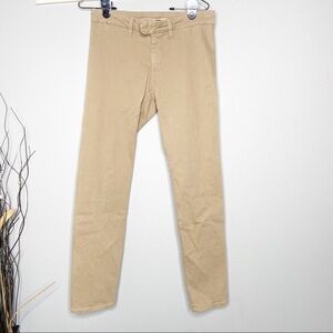 Vince linen khaki cropped jeans pants size 6